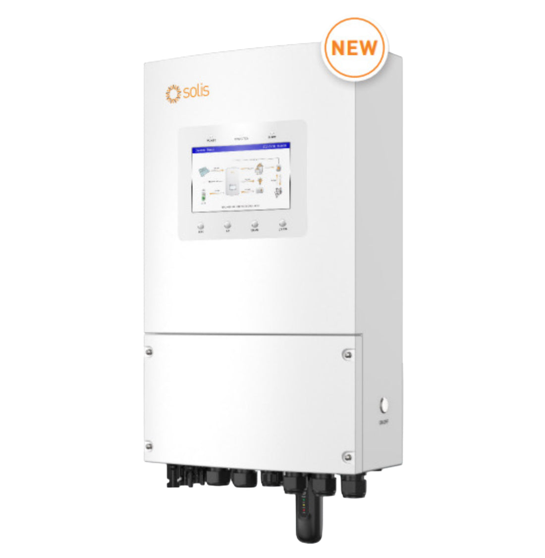 SOLIS Inversor Híbrido 8 kW Monofásico 220V con Wi-Fi