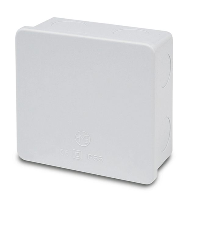 Caja Estanca Ciega IP55 - 100x100x45 mm - tapa a presión