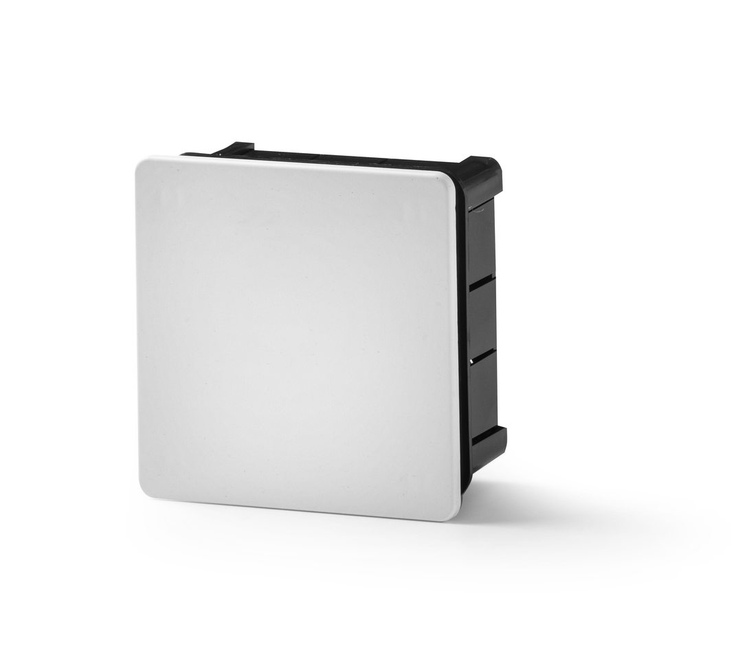 Caja de Derivación Empotrable IP40 - 115x115x45 mm - tapa a presión