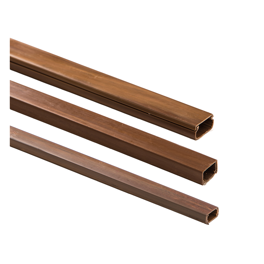 MOLDURA MINICANAL ADHESIVA EFECTO MADERA - 10x15 mm - tramo 2m